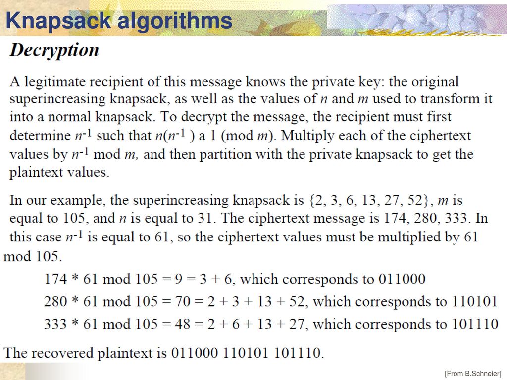 Applied Cryptography Spring 2017 Asymmetric ciphers. - ppt download
